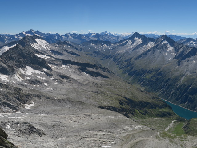 vom Kuchelmooskopf Richtung S&uuml;den (27. Aug.)