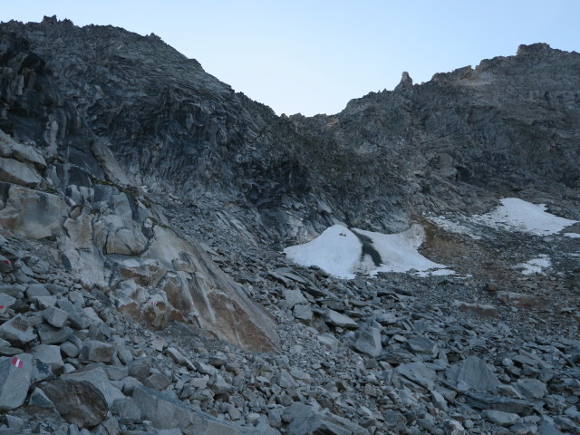 Weg 512 zwischen Kuchelmooskar und Gamsscharte (28. Aug.)