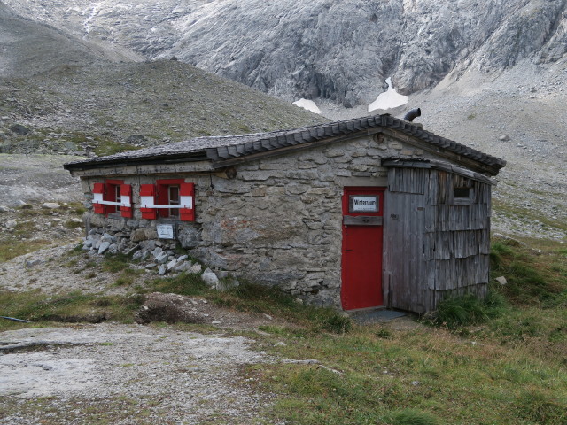 Winterraum der Richterh&uuml;tte (28. Aug.)