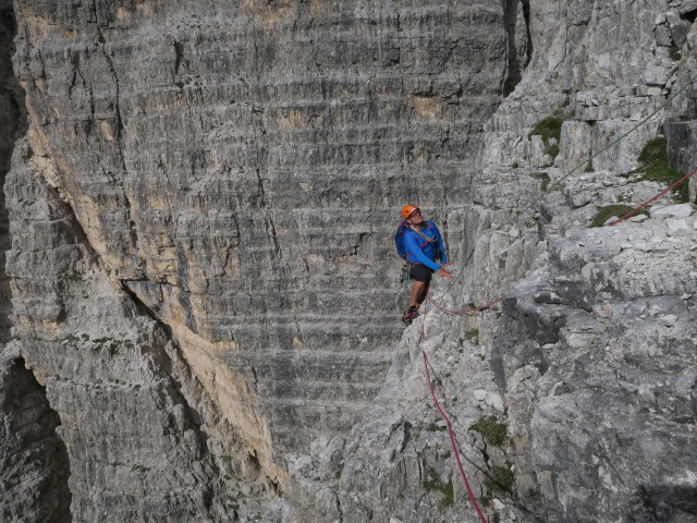 Kleine Zinne-Normalweg: Axel in der 2. Seill&auml;nge