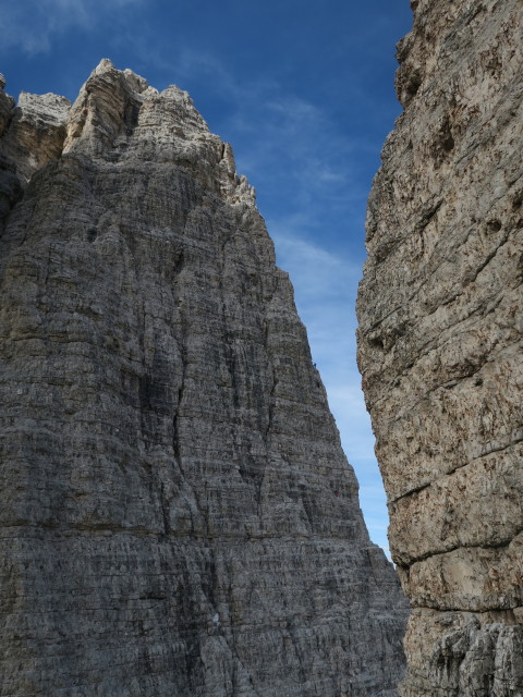 Gro&szlig;e Zinne vom Kleine Zinne-Normalweg aus