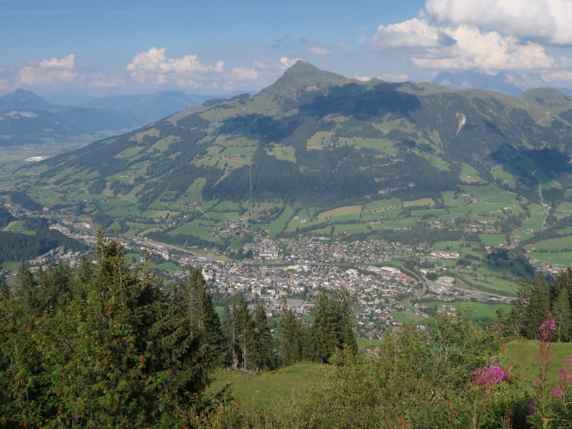 Kitzbühel von der Hocheckhütte aus (9. Sept.)