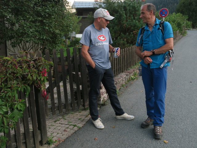 Axel und Ralf im Hausbergtal (9. Sept.)