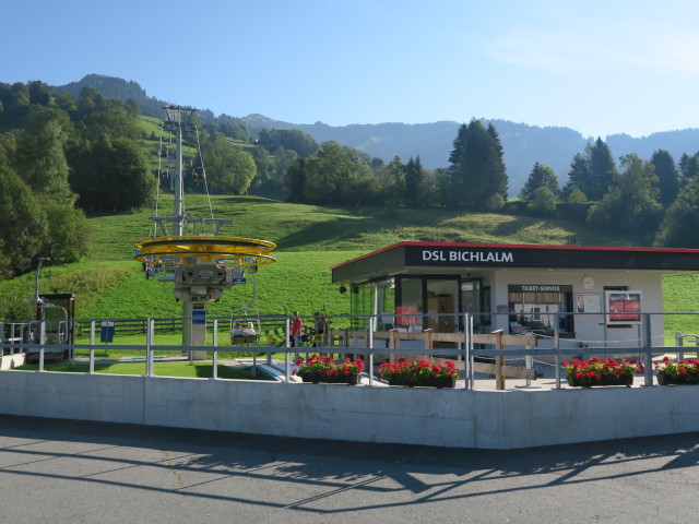 Talstation der Bichlalmbahn, 904 m (10. Sept.)