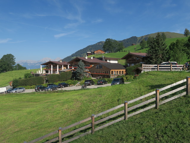 Sonnbergstüberl von der Bichlalmbahn aus (10. Sept.)