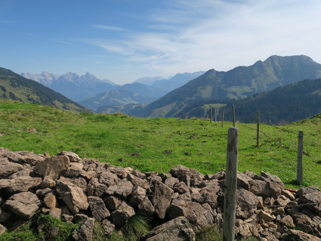 vom Gaisbergsattel Richtung Nordosten (10. Sept.)
