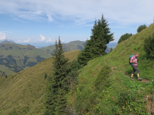 Johanna zwischen Gebrajoch und Großer Gebra (10. Sept.)