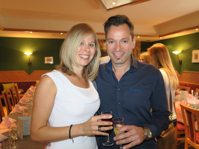 Tanja und Stefan im Restaurant Reisinger