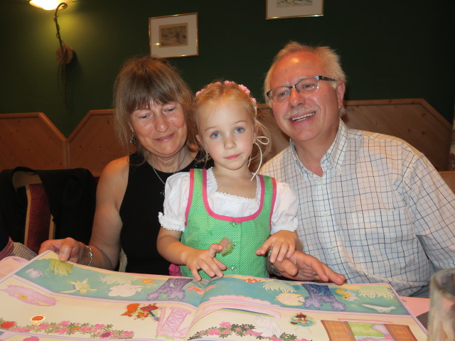 Eveline, Katrin und Franz im Restaurant Reisinger