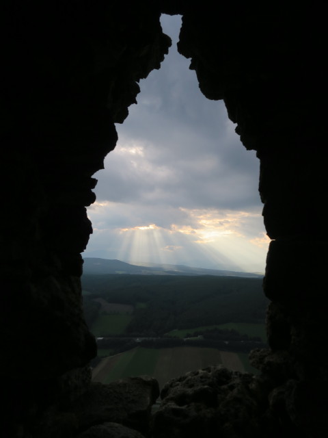 von der Ruine T&uuml;rkensturz Richtung Westen