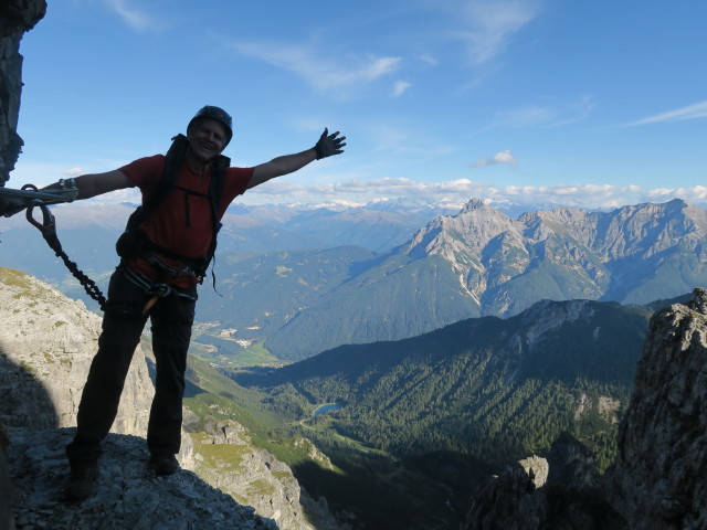 Steingrubenkogel-Klettersteig: Eric am Turmband (24. Sept.)