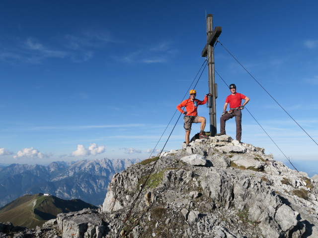 Ich und Eric am Steingrubenkogel, 2.633 m (24. Sept.)