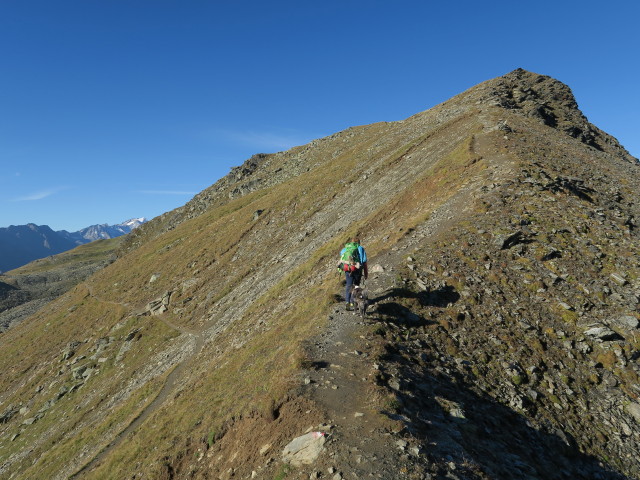 Eva-Maria zwischen Seej&ouml;chl und Gamskogel (25. Sept.)