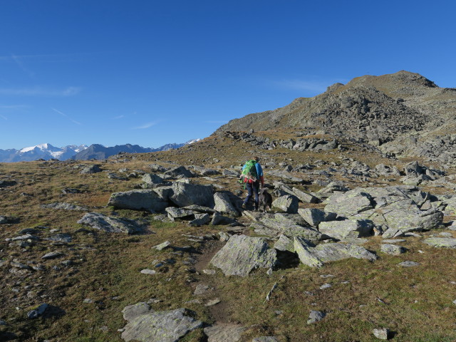 Eva-Maria zwischen Seej&ouml;chl und Gamskogel (25. Sept.)
