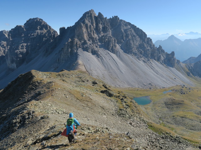 Eva-Maria zwischen Gamskogel und Seej&ouml;chl (25. Sept.)
