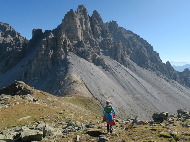 Eva-Maria zwischen Gamskogel und Seej&ouml;chl (25. Sept.)