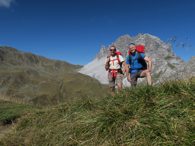 Ich und Eric am Weg 116 zwischen Schlicker See und Starkenburger H&uuml;tte (25. Sept.)