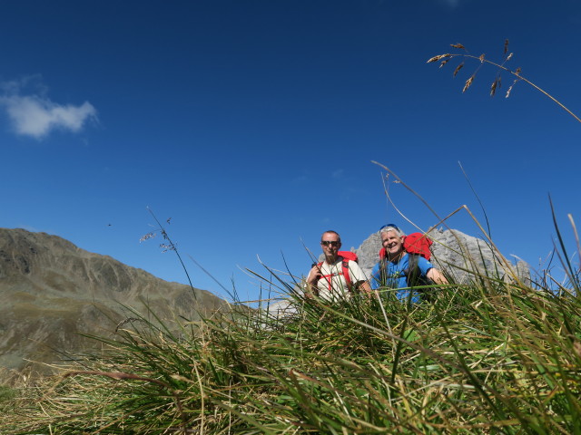 Ich und Eric am Weg 116 zwischen Schlicker See und Starkenburger H&uuml;tte (25. Sept.)
