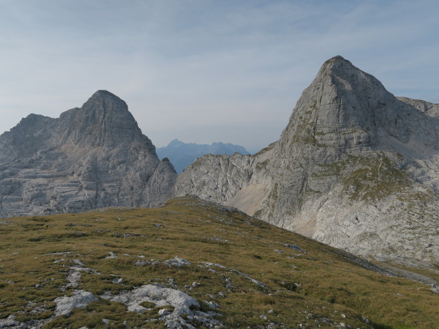 Stadelhorn und Wagendrischelhorn vom Unteren Plattelkopf aus (1. Okt.)