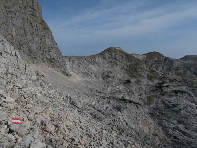 zwischen Unterem Plattelkopf und Mayrbergscharte (1. Okt.)