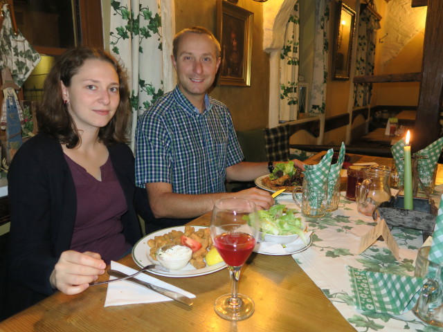 Sabine und ich im 'Beim Hannes'