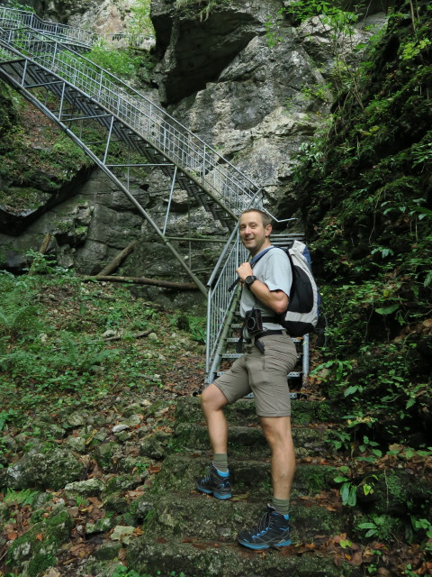 Ich am &Ouml;tscherrundweg zwischen Schindlh&uuml;tte und &Ouml;tscher-Tropfsteinh&ouml;hle