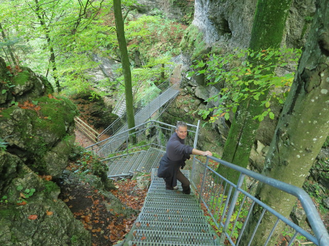 Erich am &Ouml;tscherrundweg zwischen &Ouml;tscher-Tropfsteinh&ouml;hle und Schindlh&uuml;tte
