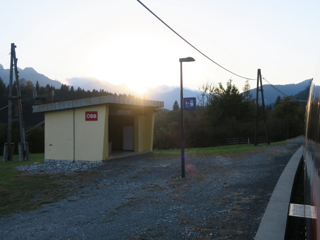 Haltestelle Vellach-K&uuml;hnburg, 590 m