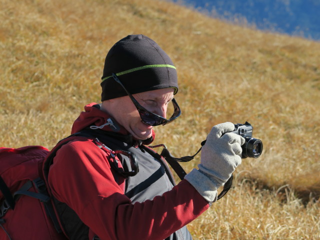 Christoph zwischen Blaser und Blaserh&uuml;tte (29. Okt.)
