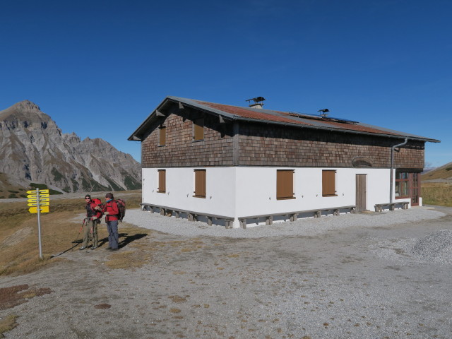Christoph und Gudrun bei der Blaserh&uuml;tte, 2.180 m (29. Okt.)