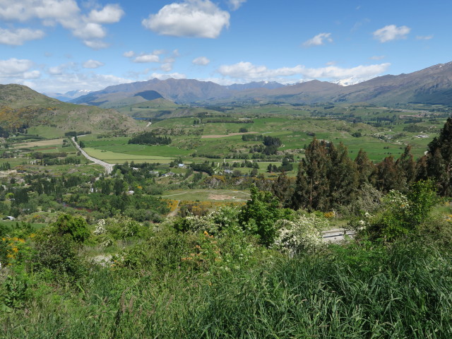 Arrow River Valley von der Crown Range Road aus (20. Nov.)