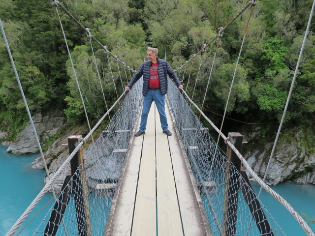 Papa in der Hokitika Gorge (22. Nov.)