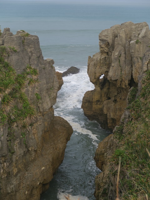 Punakaiki Pancake Rocks im Paparoa National Park (23. Nov.)
