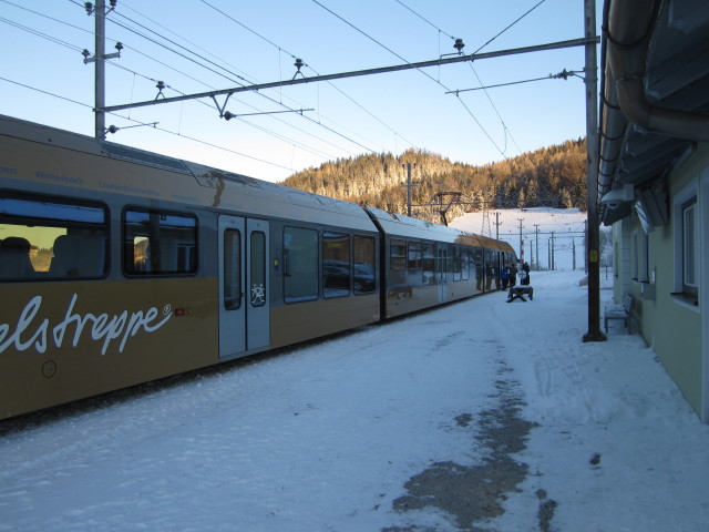 Bahnhof Annaberg, 806 m (31. Dez.)