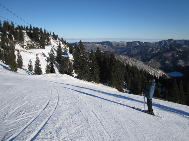 Ronald auf der Familienabfahrt