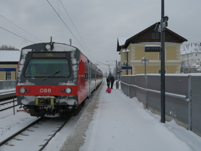 S 21026 im Bahnhof Klosterneuburg-Kierling, 173 m
