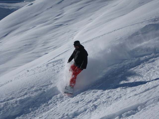 Markus auf der Piste 44 'Black Scorpion'