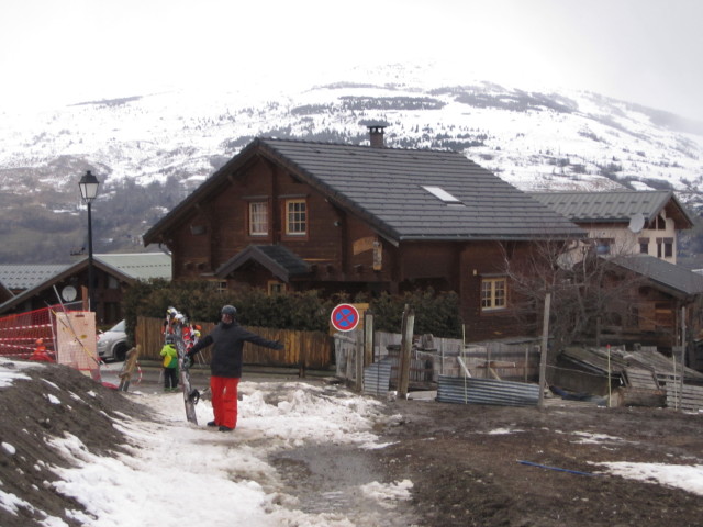 Markus in Montchavin, 1.250 m (4. März)
