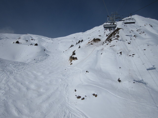 Piste Bosses vom Télésiège Verdons Sud aus (5. März)