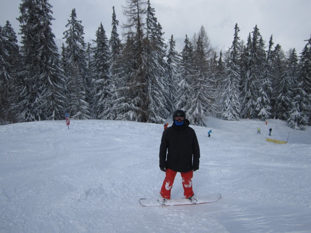Markus auf der Piste Montalbert (6. März)