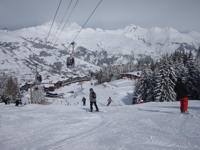 Markus auf der Piste Grands Mélèzes (8. März)