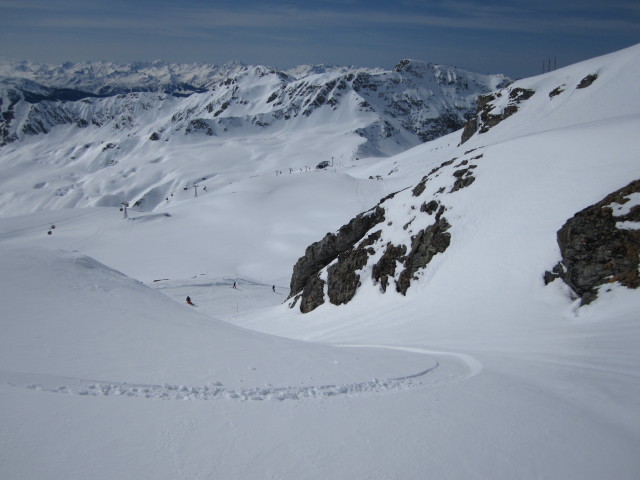 Markus auf der Piste Combe (11. März)