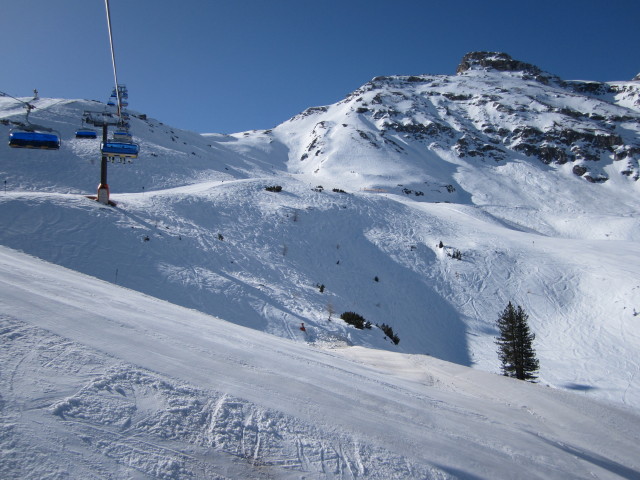 Zirbenschuss von der Zirmachbahn aus