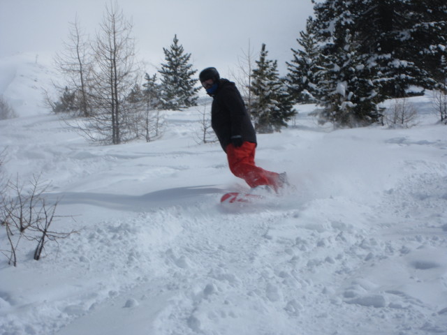 Markus unter der Höllspitzbahn (19. Apr.)