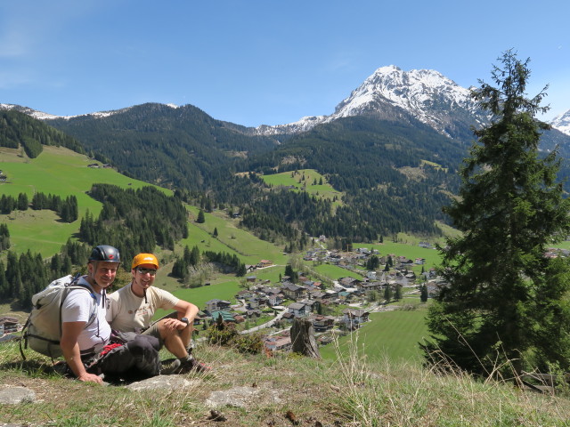 Erich und ich am Peilsteinpalfen