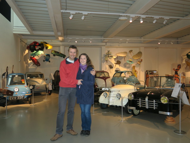 Nostalgiewelt: Ich und Sabine in der Ausstellung 'RRRollipop'