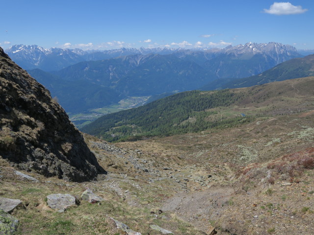 vom Seidernitztörl Richtung Südwesten (27. Mai)