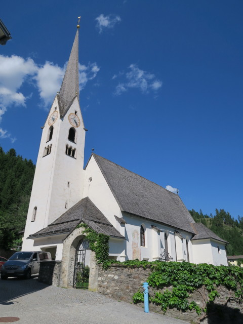 Kath. Pfarrkirche hl. Dionysius in Irschen, 801 m (27. Mai)