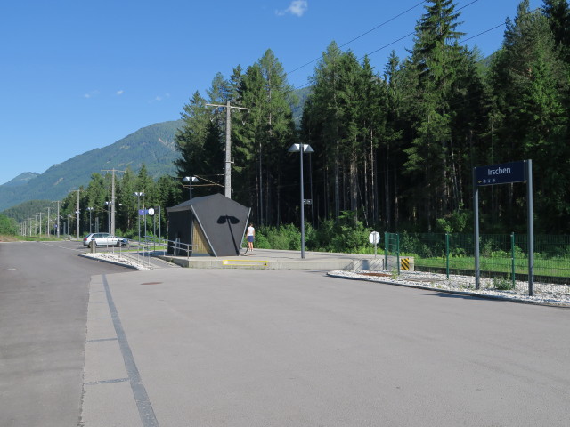 Bahnhof Irschen, 609 m (27. Mai)