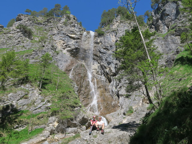 Sabine und ich beim Mirafall